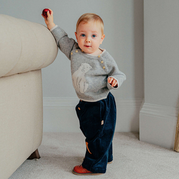 100% gyapjú gyerek pulóver kapucnival, hosszú ujjú, 1–3 éveseknek, ősz 2025