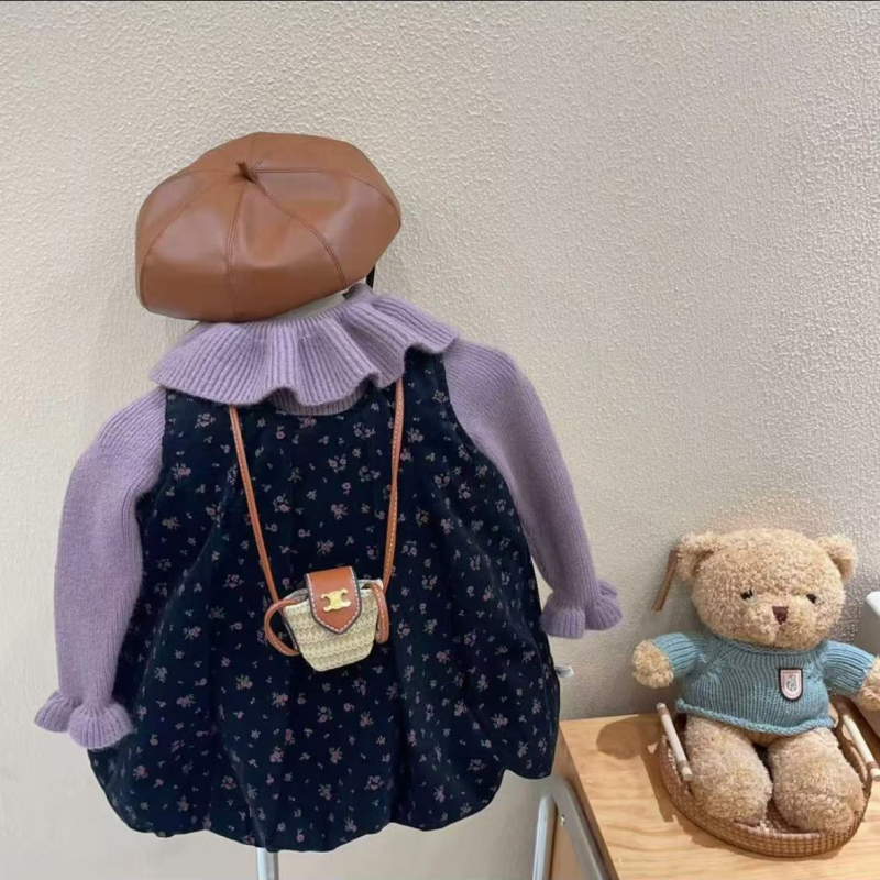 Dječji pleteni džemper – korejski stil, zima, akrilni materijal