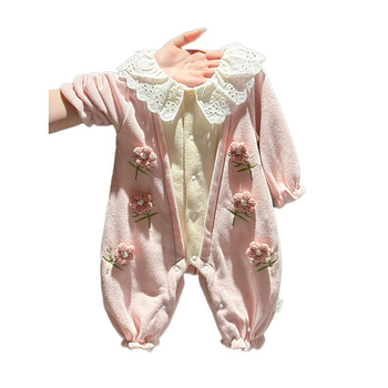 Pamutból készült uniszex rövidujjú overál csecsemőknek és kisgyerekeknek, pulóver-stílus, koreai dizájn