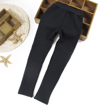 Koreai stílusú pamut leggings lányoknak, középmagas derekú elasztikus derékpánttal, 85% pamut, őszi-téli időszakra, 8 év feletti gyermekeknek