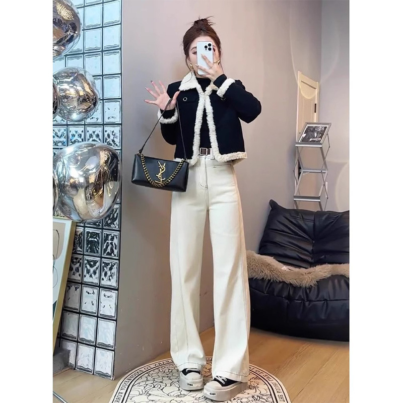 Női pamut tömött kabát imitált selyem-pamut töltettel, hosszú Ujjú, V-nyakú, vastag, szűk fazon, egyszínű