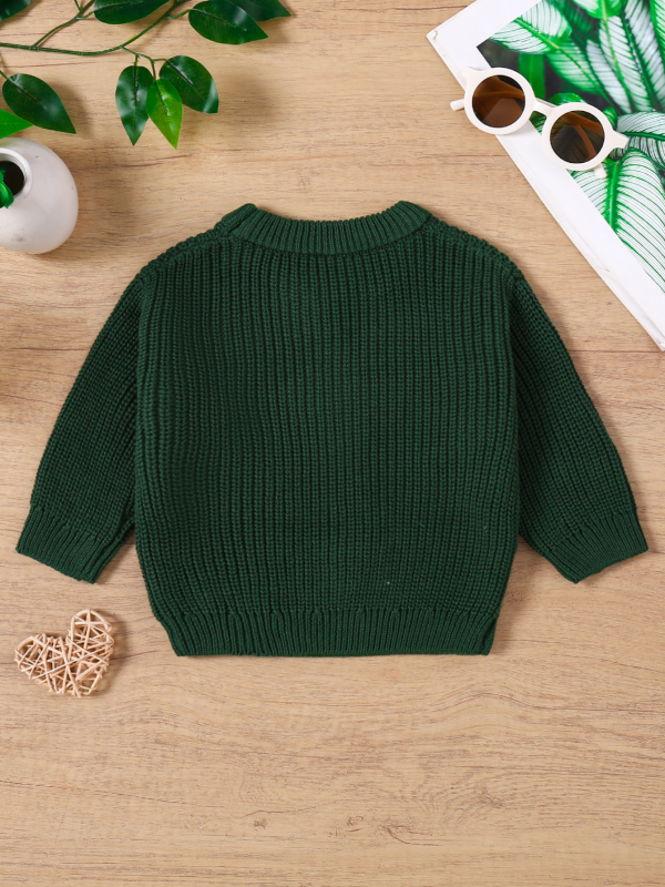 Bērnu džemperis ar avokado karikatūras rakstu, 100% kokvilna, garas piedurknes, apaļš kakla izgriezums, ziemas apģērbs 1–3 gadiem