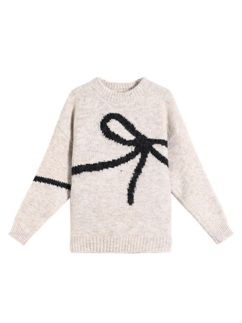 Bērnu džemperis ar apaļu kaklu, garām piedurknēm, Korejas stils, rudens-ziemas 2025, mīksts adīts