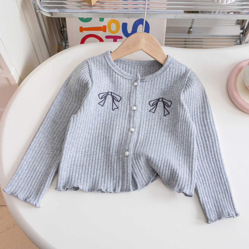 Bērnu svītrainu adītu kardigānu ar rāvējslēdzēju, 95% kokvilna, pavasaris un rudens