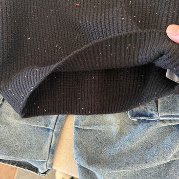 Dječji pulover s okruglim izrezom, korejski stil, mekana tkanina, dugi rukavi, proljeće 2025