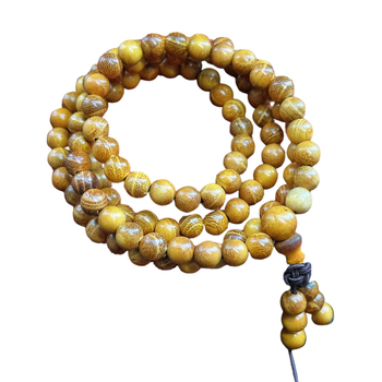 108 perli od zlatnog sandalovog drveta, višeslojna budistička narukvica za muškarce i žene