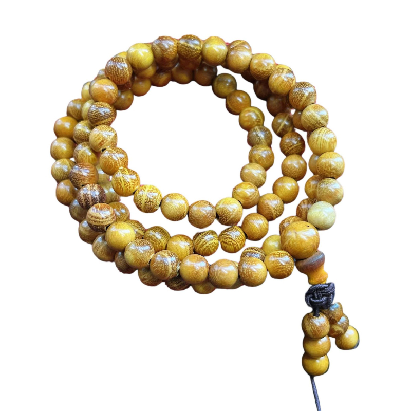 108 perli od zlatnog sandalovog drveta, višeslojna budistička narukvica za muškarce i žene