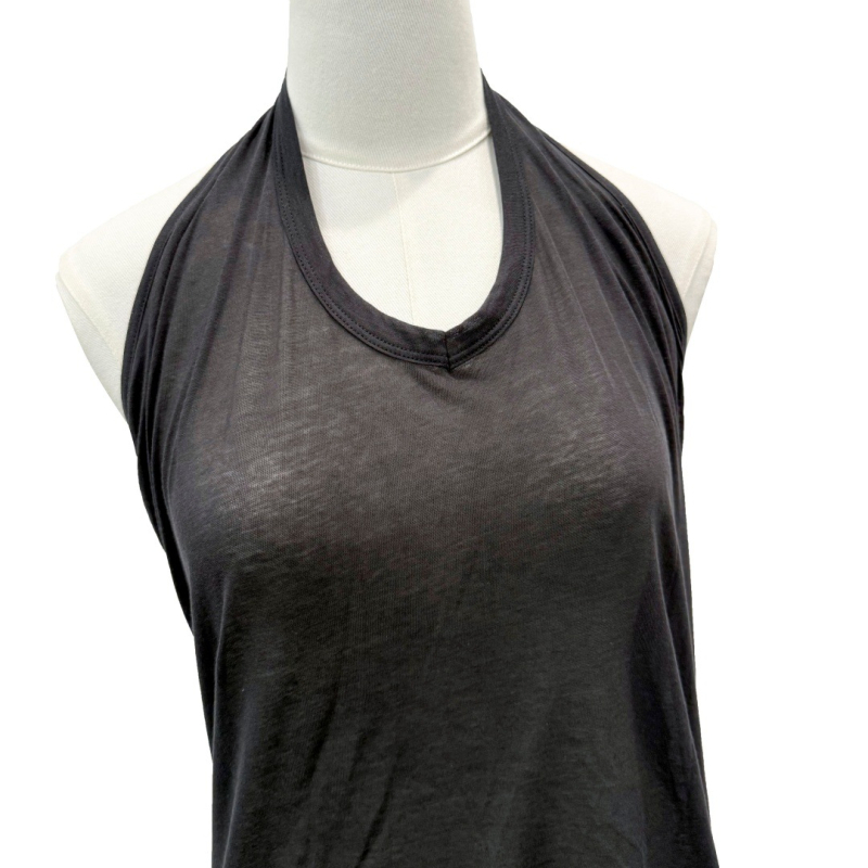 Ženski halter vrh s otvorenim leđima – pamuk 95%+, ljeto 2025, sladak i pikantan stil