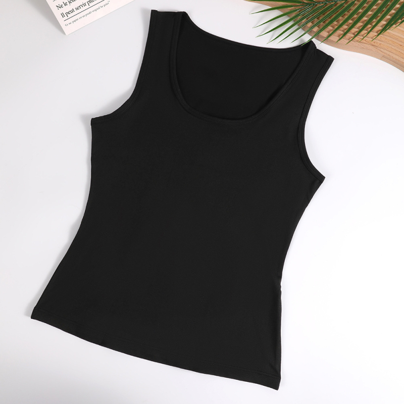 Női ujjatlan felső, lélegző poliészter, 95–100% poliészter, kerek nyak, nyár