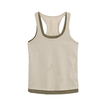 Racerback camisole za žene — uski kroj, PVC tkanina, odvojive naramenice, proljeće 2025