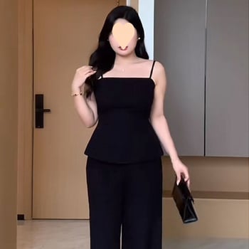 Безръкав топ за стягане от модал, А-образна кройка, със сваляеми презрамки, дължина 50–65 cm, микроеластичен плат