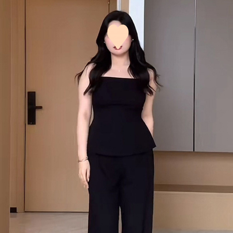 Безръкав топ за стягане от модал, А-образна кройка, със сваляеми презрамки, дължина 50–65 cm, микроеластичен плат