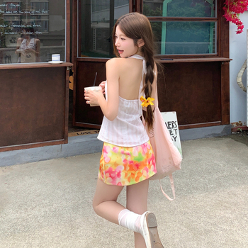 Halternyakú felső levehető pántokkal – Socialite stílus, Slim Fit, Poliészter