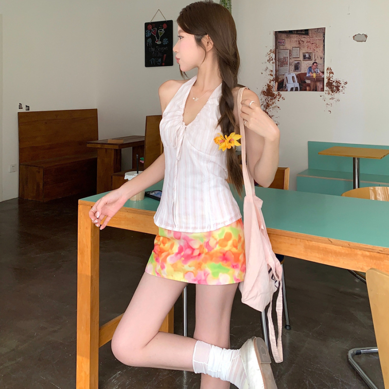 Halternyakú felső levehető pántokkal – Socialite stílus, Slim Fit, Poliészter