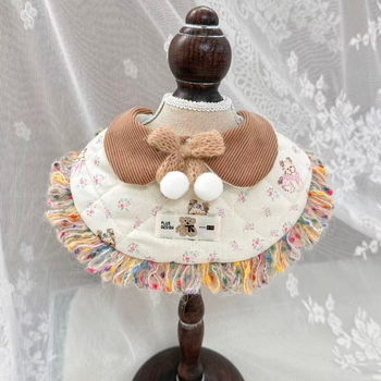 Șal pentru animale de companie – model Cartoon, material nylon/poliester/bumbac, potrivit pentru toate rasele, utilizare universală, patru sezoane