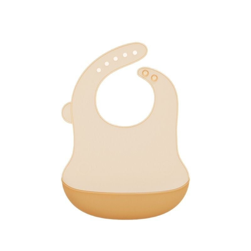 Szilikon etetőnyakkendő – élelmiszer-minőségű szilikon, vízálló és szennyeződés-álló, 0–3 éves babáknak – Ecoplus