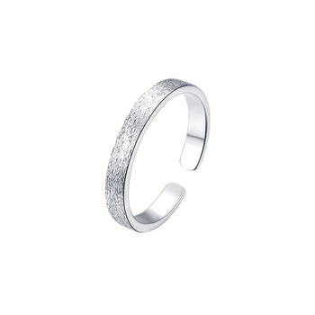 Inel masculin din argint S999 pur, design geometric, placare electroplating, 1,9 g