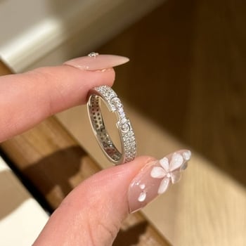 Gyűrűk — réz geometriai női gyűrű, elektroplakált felület, könnyed luxus stílus