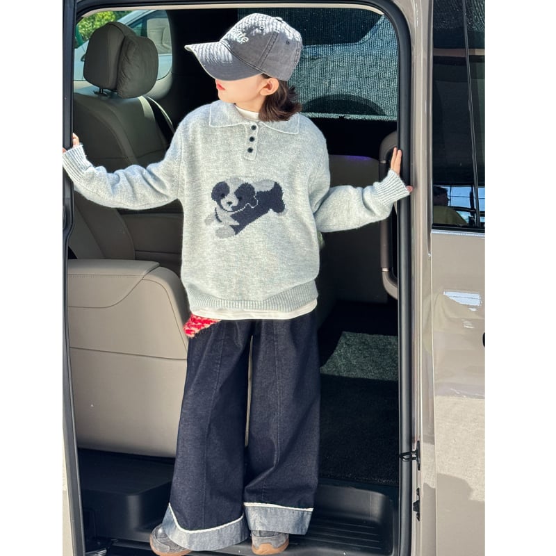 Dječji zimski pleteni pulover za djevojčice s animacijskim uzorkom, mješavina najlona, meko obrađena tkanina, dugi rukav, za uzrast 8+ godina