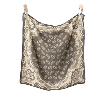 Kétoldalas nyomtatott poliészter négyszögletes sál, halszálka szövés, őszi 2025, divatos ingázó stílus, könnyű luxus