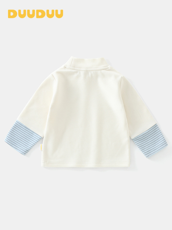 Gyerekek félmagas galléros meleg felső — Fő anyag: 43,5% regenált cellulózrost, 39,6% akril, 10,1% spandex, 6,8% juhgyapjú; Gallér: magas körkagyló; Ujj: hosszú; Szezonok: téli, tavaszi, ősz; Korosztály: 1–3 év