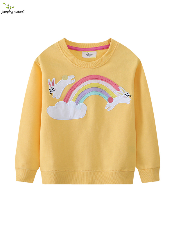 Gyerek pulóver - Európai és amerikai stílus, pamut kötött anyag (80% pamut), kerek nyakú, hosszú ujjú