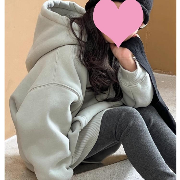 Dievčenská fleecová mikina s kapucňou, hrubá zimná mikina s dlhými rukávmi a vzorom s písmenami