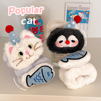 Auduma rokassprādze uz plaukstu, karikatūru stilā, universāls dizains, dzīvnieku formas, dekoratīvs aksesuārs