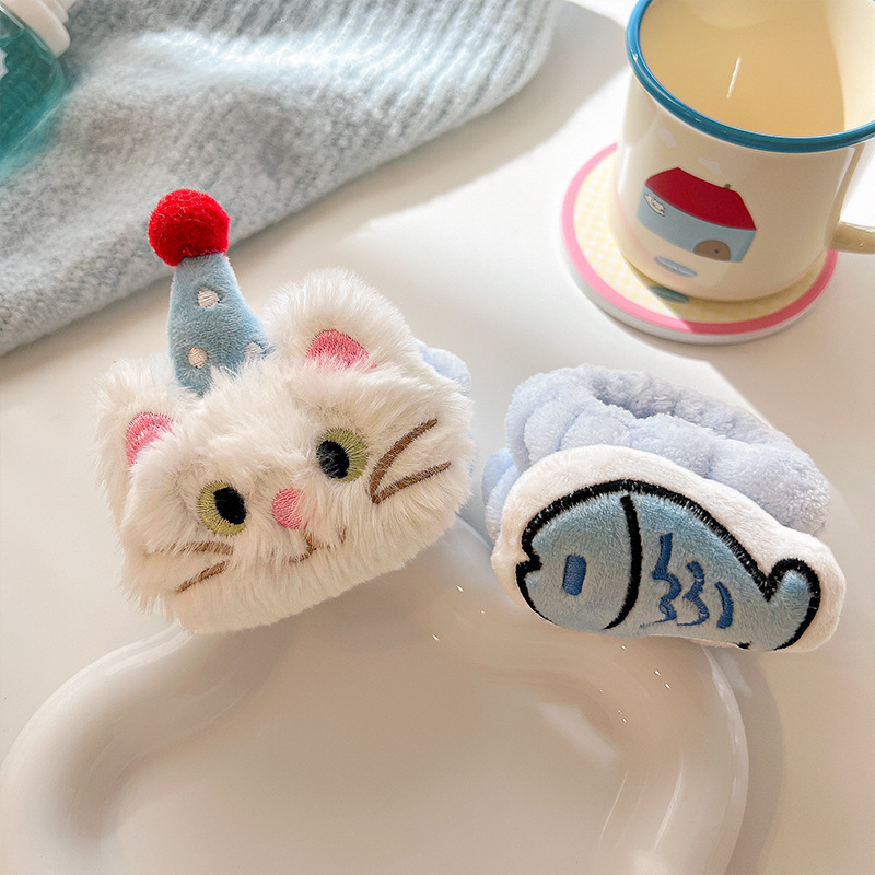 Auduma rokassprādze uz plaukstu, karikatūru stilā, universāls dizains, dzīvnieku formas, dekoratīvs aksesuārs