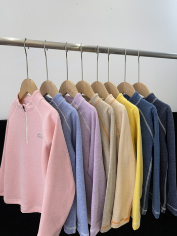 Удължено спортно горнище за открити спортове с полузатворен цип и стояща яка, за деца 7–12 г., унисекс, акрилни влакна, бързосъхнещо, дишащо, влагоотвеждащо