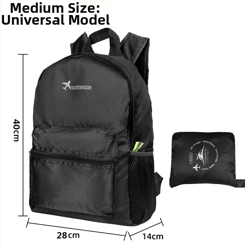 Ταξιδιωτικό σακίδιο — Αδιάβροχο, επεκτειόμενο, αποθηκεύσιμο (Oxford ύφασμα, υπαίθρια σπορ, unisex)