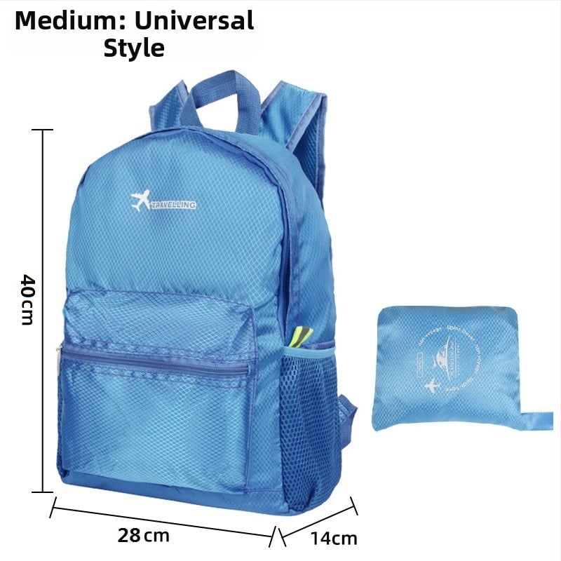 Ταξιδιωτικό σακίδιο — Αδιάβροχο, επεκτειόμενο, αποθηκεύσιμο (Oxford ύφασμα, υπαίθρια σπορ, unisex)