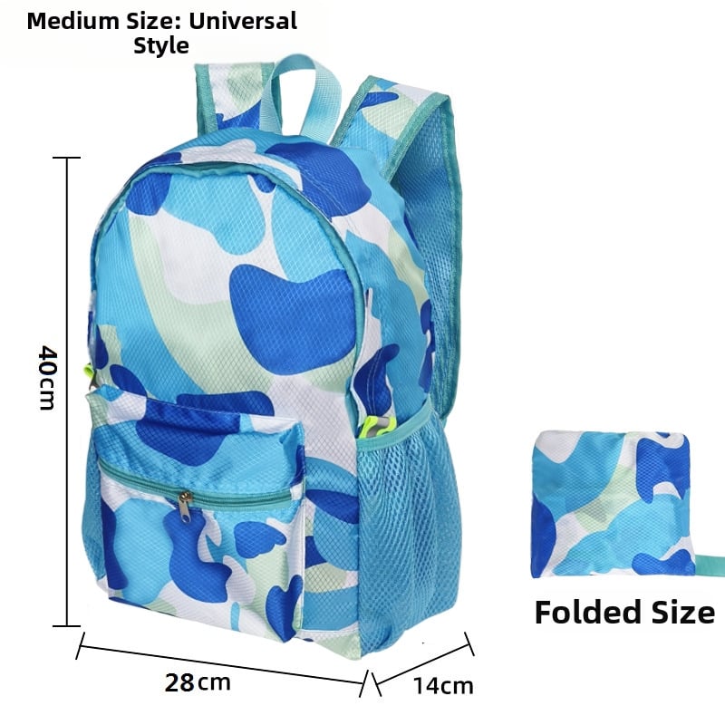 Ταξιδιωτικό σακίδιο — Αδιάβροχο, επεκτειόμενο, αποθηκεύσιμο (Oxford ύφασμα, υπαίθρια σπορ, unisex)