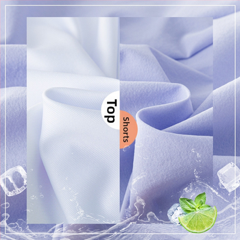 Dievčenský športový set rýchloschnúci, dva diely (top s krátkym rukávom + šortky) - leto 2025, mäkká tkanina, 60% akrylové vlákno, ľahký, pre deti 8+ rokov (140 cm+)