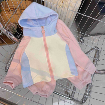 Dječji set s kapuljačom i hlačama, dva dijela, pamuk 30%, dugi rukavi, zatvarač, jesen, za djecu iznad 8 godina (iznad 140 cm)