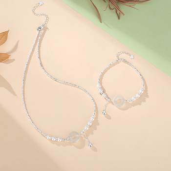 Brățară Tichia — Argint 925, Design geometric, placare electroplatină, stil nou chinezesc