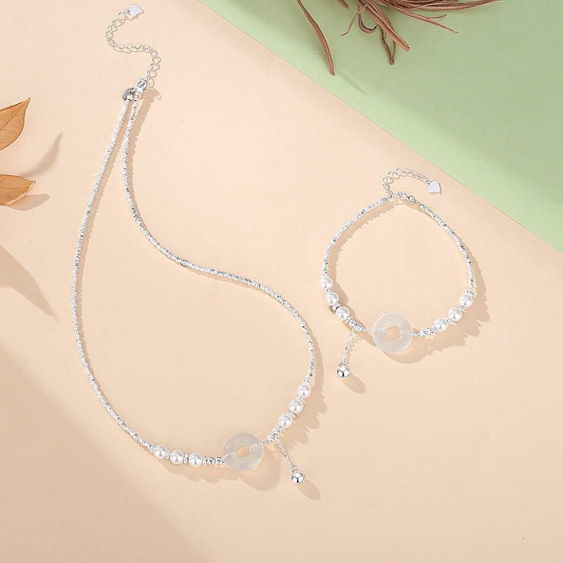 Brățară Tichia — Argint 925, Design geometric, placare electroplatină, stil nou chinezesc