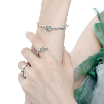 Vask rokassprādze, nacionālais stils, aukstais vējš, sieviešu ģeometriskais dizains, zeltotie mozaīkas akmeņi, pielāgojama apstrāde