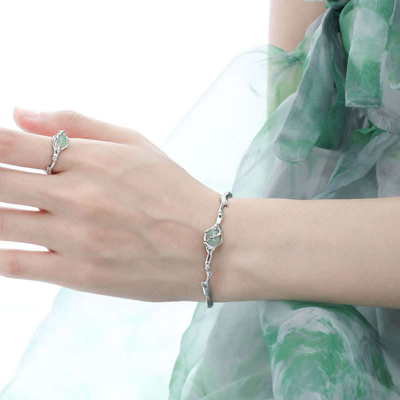 Vask rokassprādze, nacionālais stils, aukstais vējš, sieviešu ģeometriskais dizains, zeltotie mozaīkas akmeņi, pielāgojama apstrāde