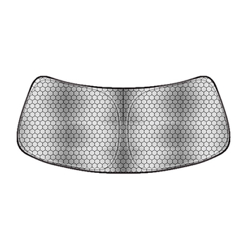 Automobilio saulės skydelis MINI Cooper iš carAwait – titano medžiaga, plokščias montavimas, logotipo spauda įmanoma