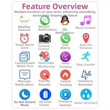 Brățară inteligentă compatibilă Android cu numărătoare de pași, monitorizare ritm cardiac, monitorizare somn, detectare oxigen în sânge, Bluetooth până la 10 m