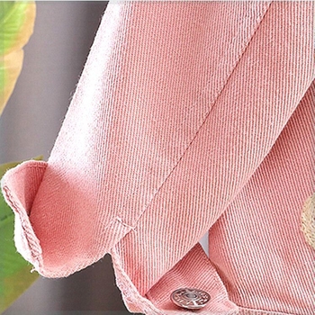 Jachetă denim pentru fete – Primăvara 2024, Stil casual, din bumbac, pentru copii 3–8 ani