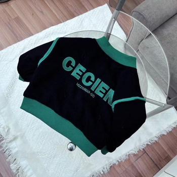 Detská bunda v kórejskom štýle so stojacim golierom a zipsom, polyesterová látka