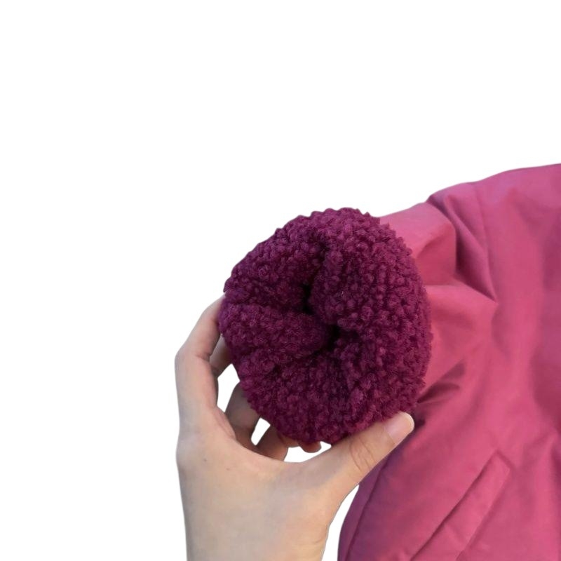 Jachetă pentru fetițe, reversibilă, cu urechi de urs, cu glugă, groasă, din bumbac 80-90%, pentru nou-născuți 0-12 luni