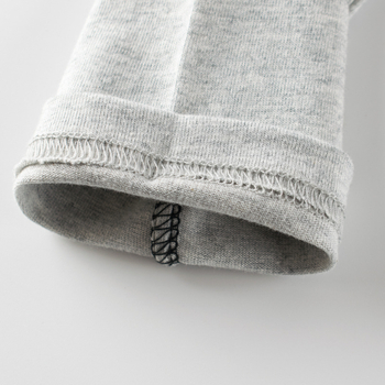 27Kids памучен Т‑шърт с дълги ръкави за момчета, корейски стил, кръгло деколте, мека текстура, за деца на възраст 3–8 години, 100% памук