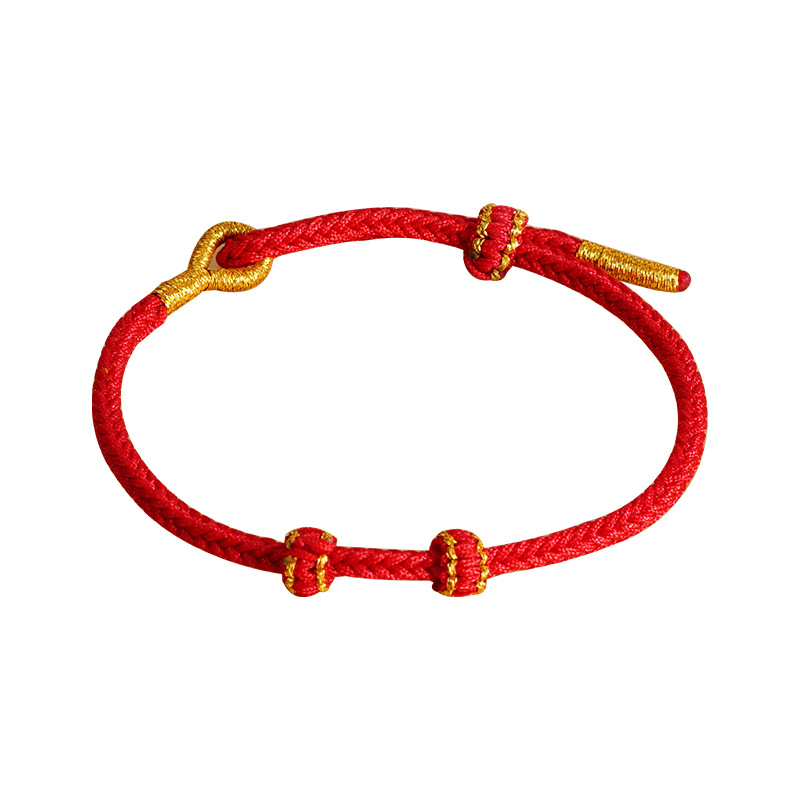 Brățară croșetată manual din șnur, stil etnic, unisex, primăvara 2024