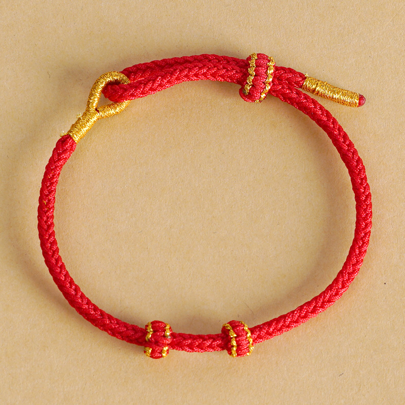 Brățară croșetată manual din șnur, stil etnic, unisex, primăvara 2024