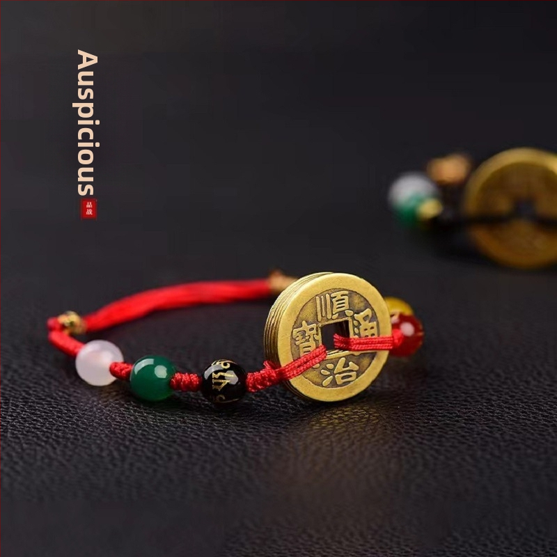 Köiest tehtud käevõru ja pahkluu ehted komplekt naistele, etnilise stiiliga, käsitsi kootud — Dianrun Jewelry