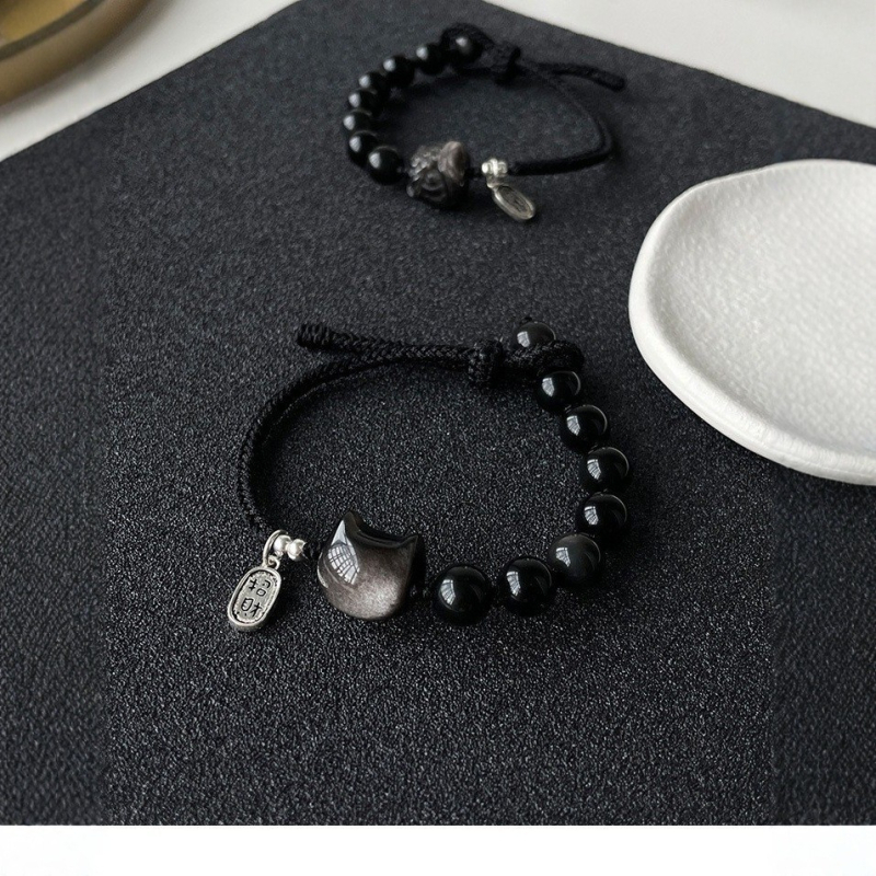 Brățară DIY împletită din cord pentru femei, stil național, tricotată manual, primăvara 2025