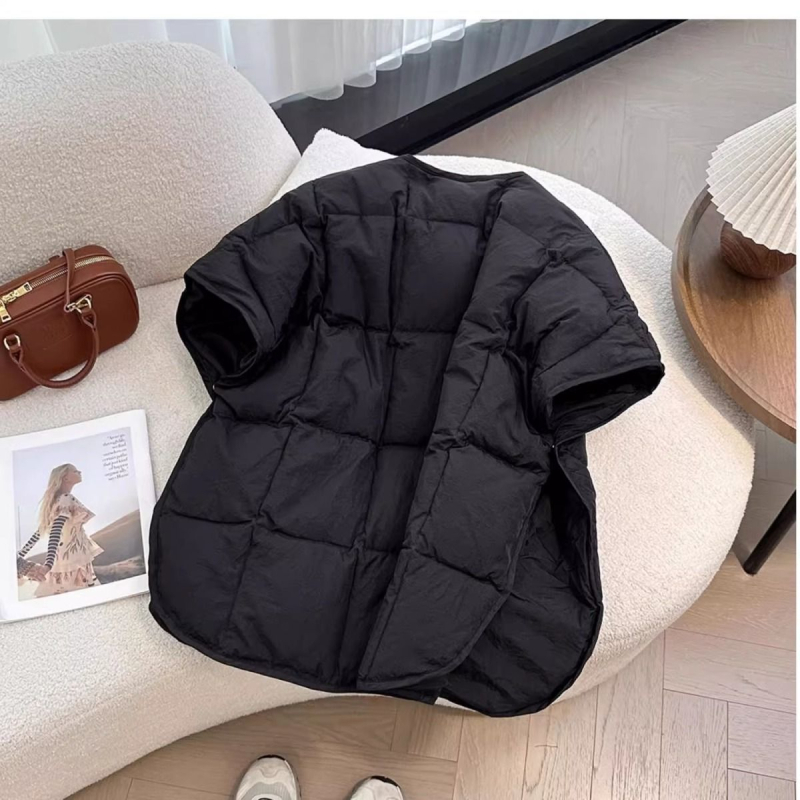 Ženski vest s polo ovratnikom, Chenille tkanina 70–80% elastin, proljeće 2025, stil Royal Sister, Regularni kroj
